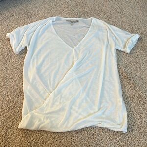 Halston heritage white top xs